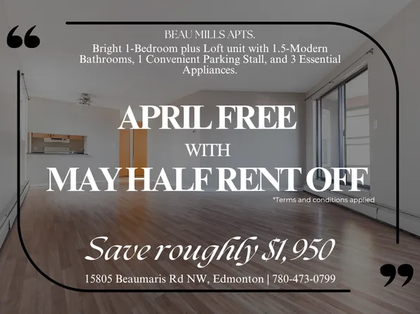 15805 Beaumaris Rd NW #1-Bedroom, Edmonton, AB T5X 5H1