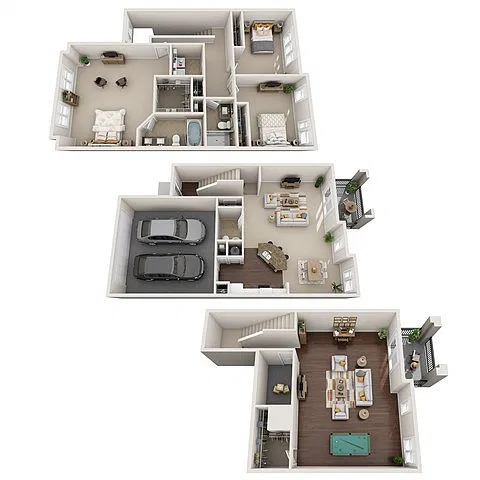 Floor plan TH D