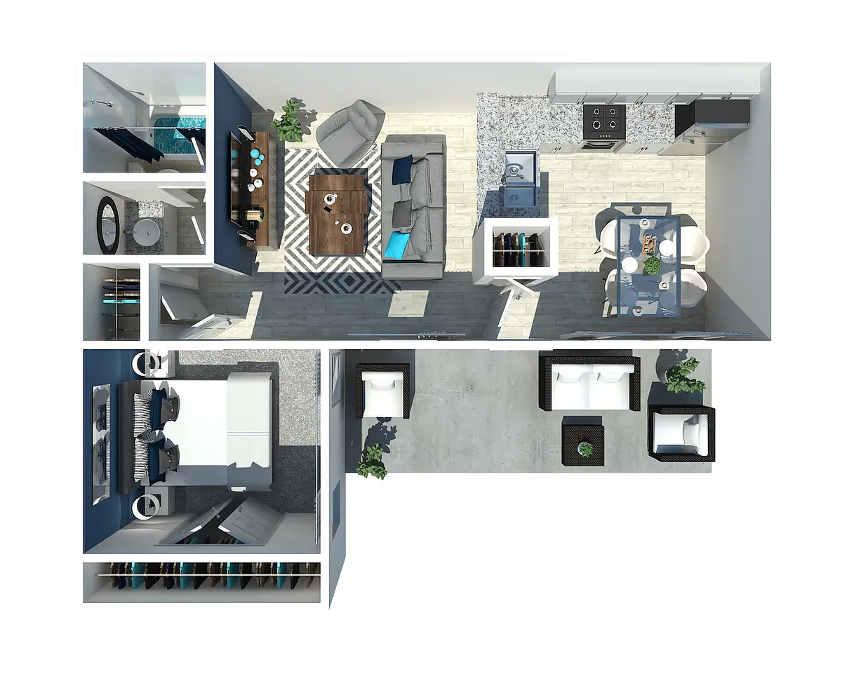 Floor plan A1R