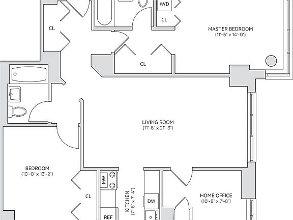 2nd image of 200 W 60th St APT 15G