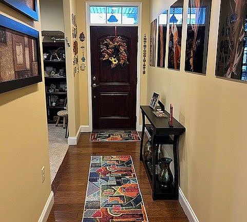 Foyer, office to right