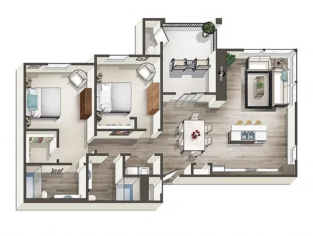 Floor plan Oxbow