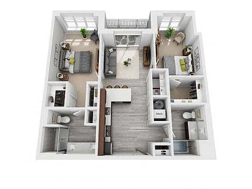 Floor plan b5a-buck