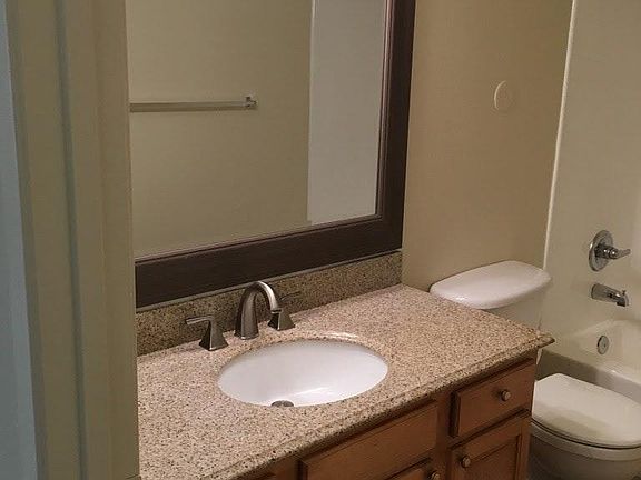 Bathroom w granite counter