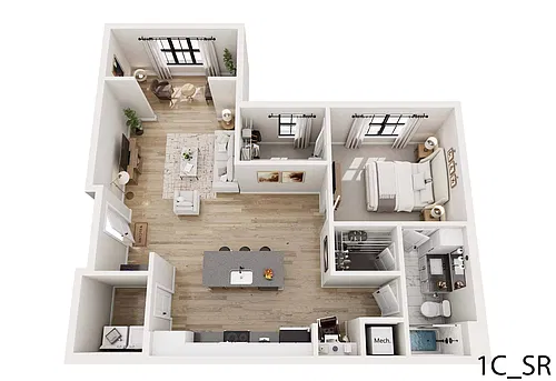 Floor plan 1CS