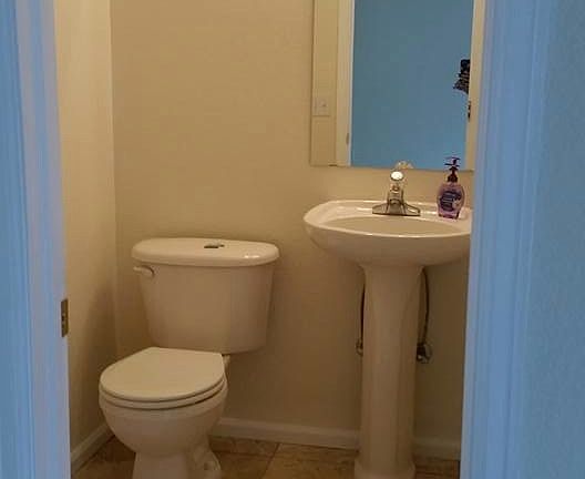 half bath main floor
