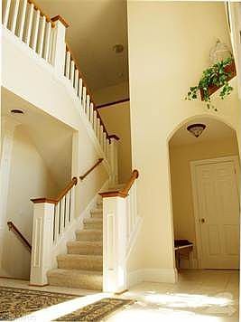 The dramatic foyer.