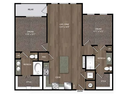 Floor plan B1