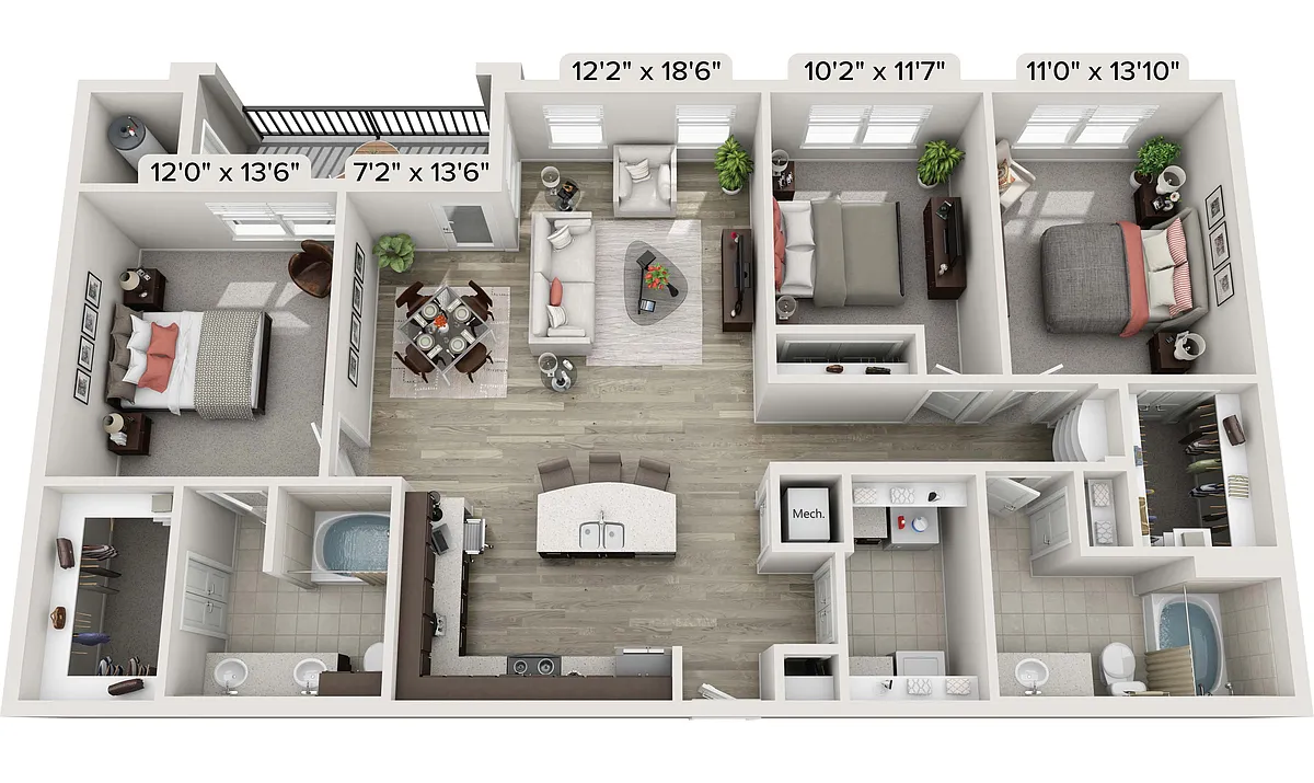 Floor plan C1