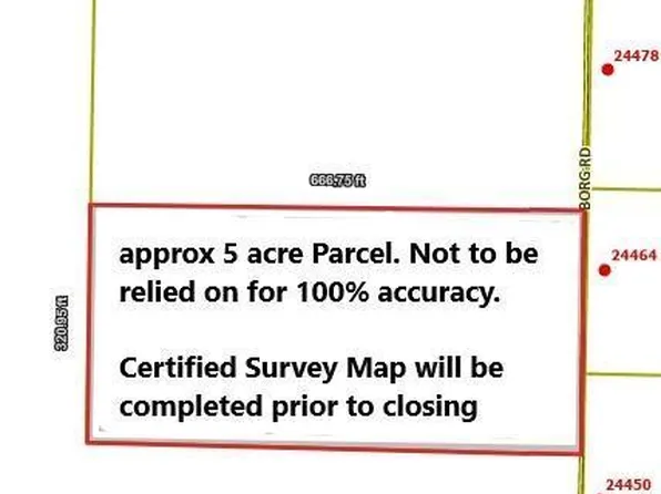 X Borg Rd, Grantsburg, WI 54840