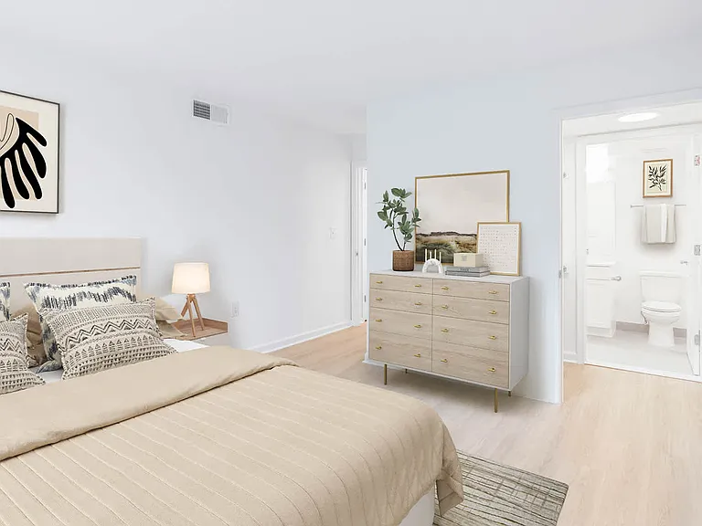 Bedroom with Hard Surface Flooring