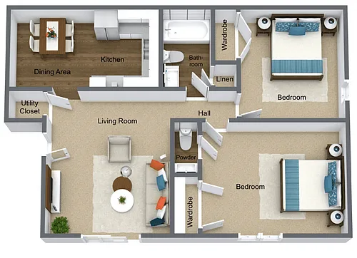 Floor plan B2