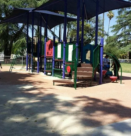 Nearby Park with Swingsets