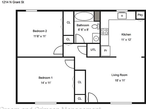 3rd image of 1214 N Grant St #8258033
