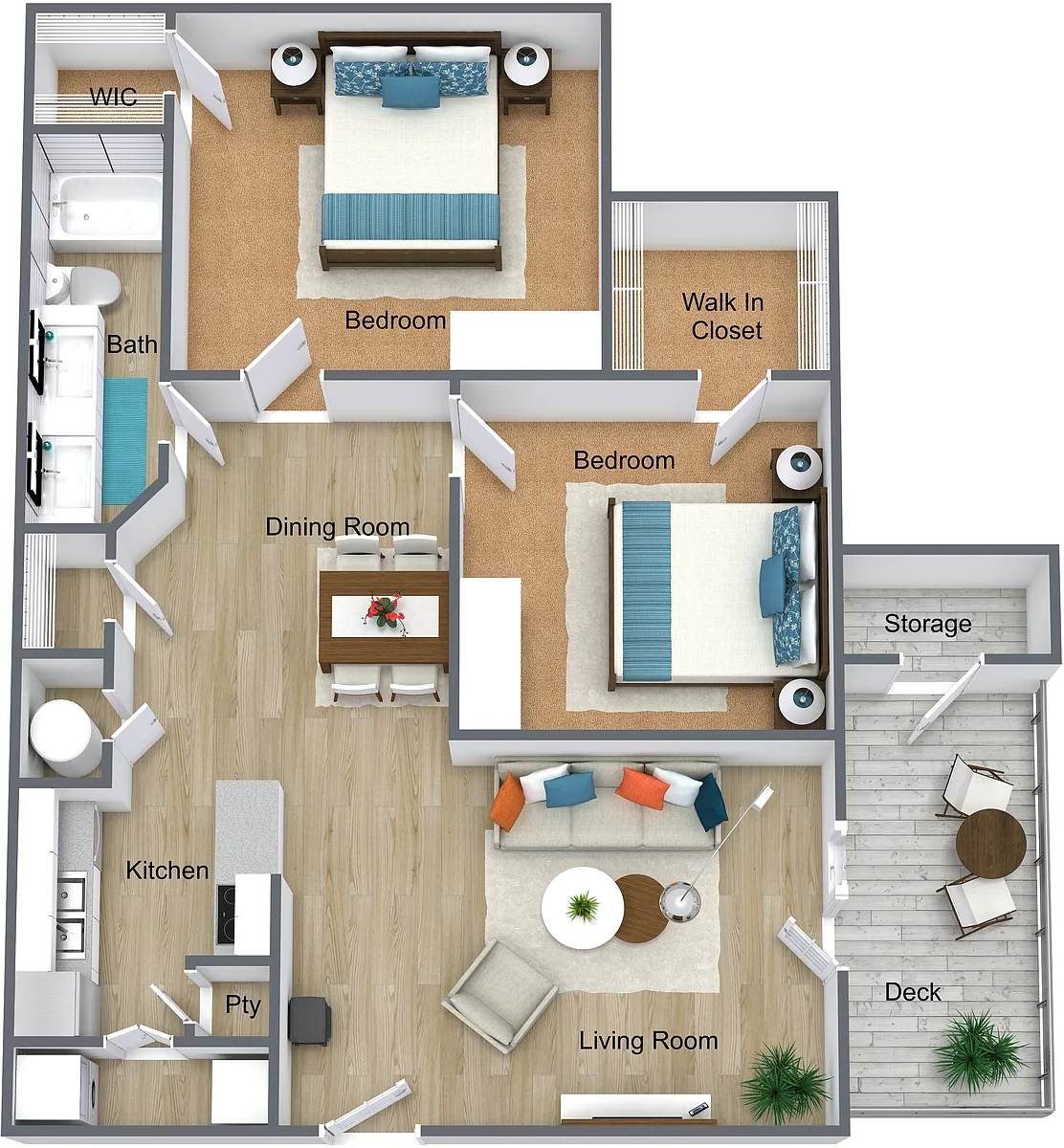 Floor plan 2x1 Ren