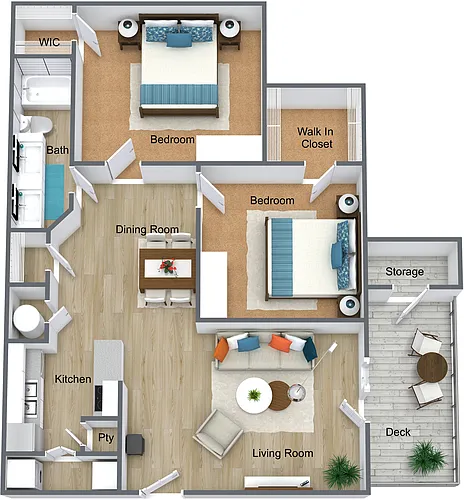 Floor plan 2x1 Ren