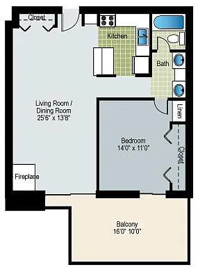 Floor plan The Dover