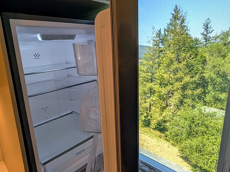 New refrigerator/freezer with views