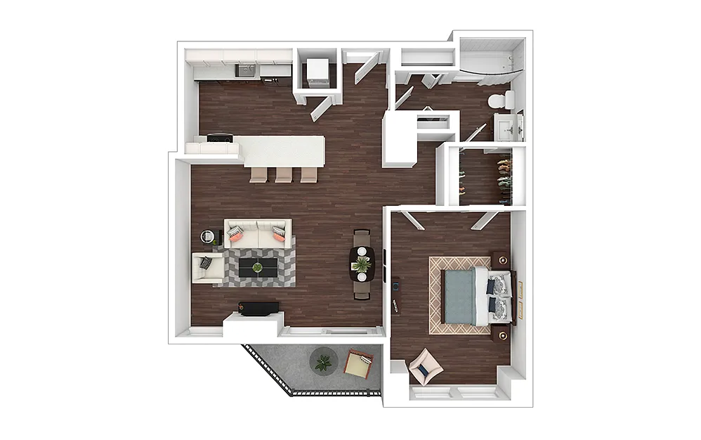 Floor plan A10 - Renovated