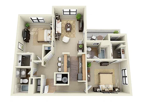 Floor plan The Ellington