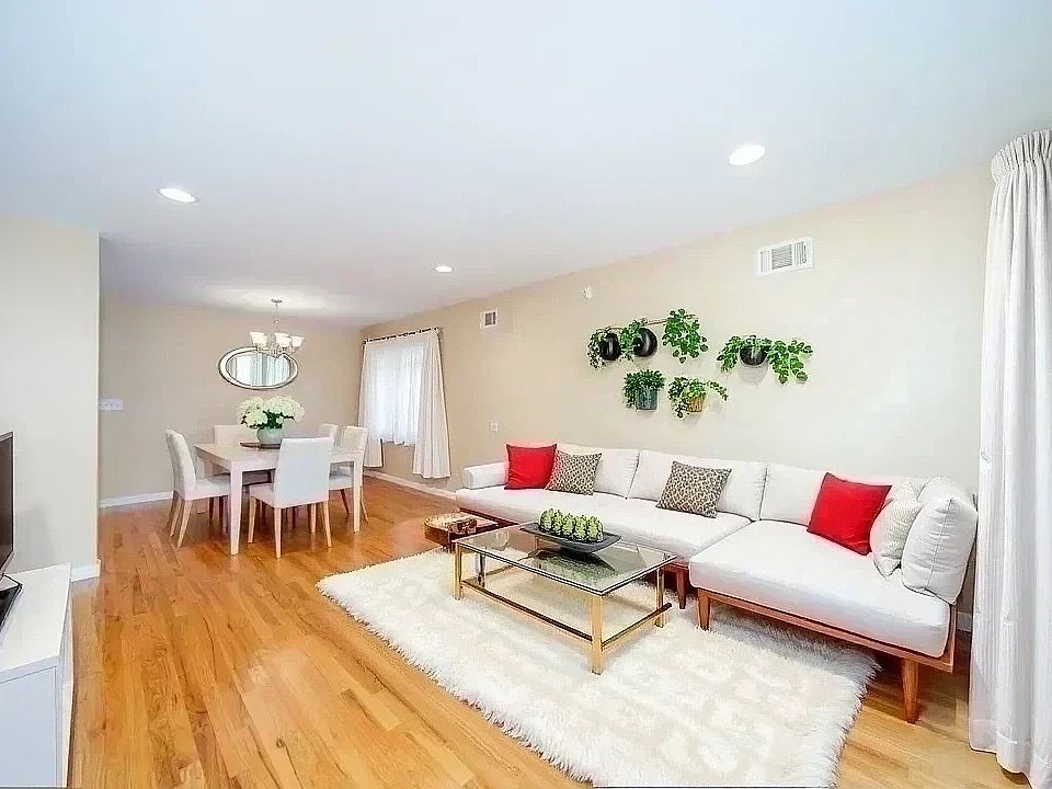 Living Room/ Dining Area - Virtually Staged