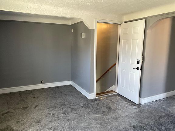 Front entry into living room