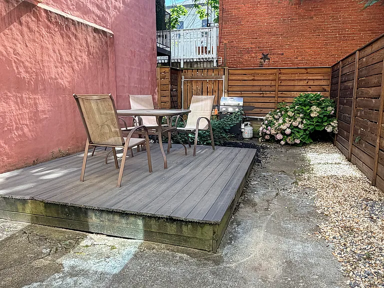 Back Yard with Deck