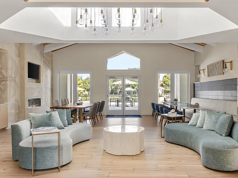 A warm, inviting clubhouse for all occasions.