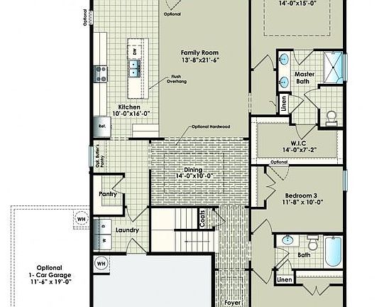 First Floor W Optional Second Floor