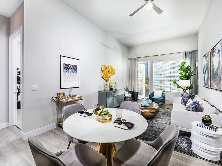 Spacious Living and Dining Area