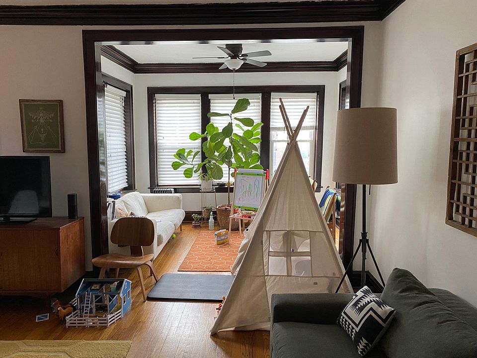 Sunroom attached to living room