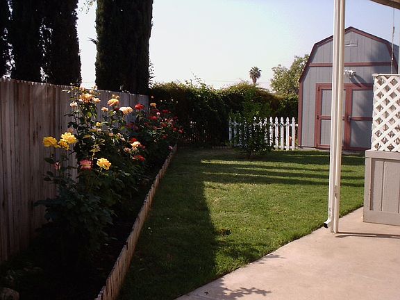 huge fenced yard