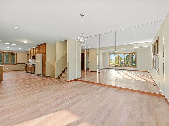 View of Dining Room & Kitchen