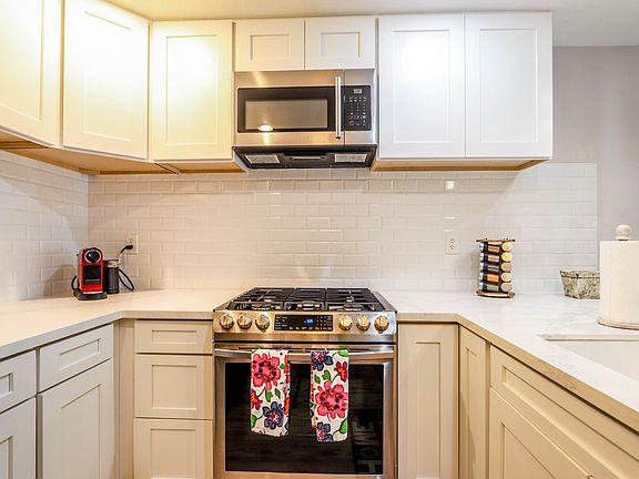 Brand new remodeled stove, counter tops, and cupboards