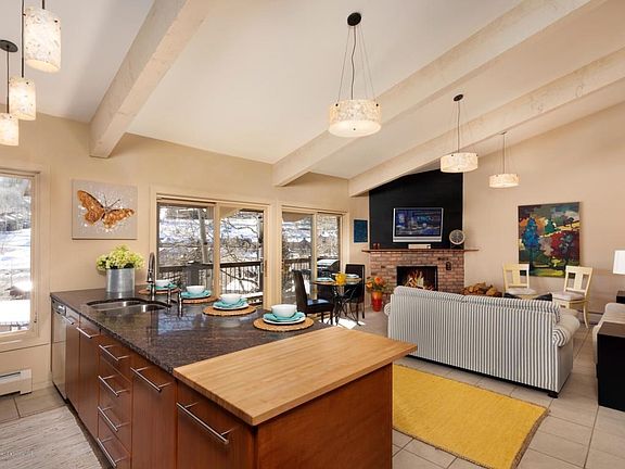 Kitchen Open to Living