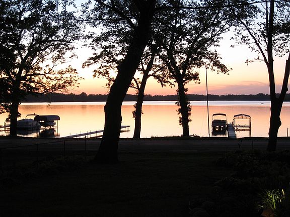 Lake view in the evening