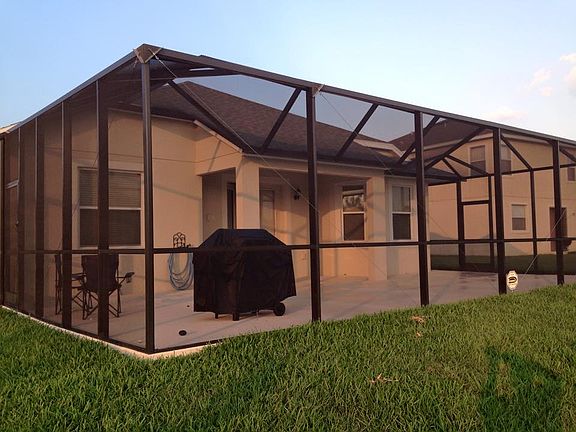 Large screen room on back