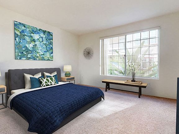 Bedroom at L'Estancia Apartment Homes