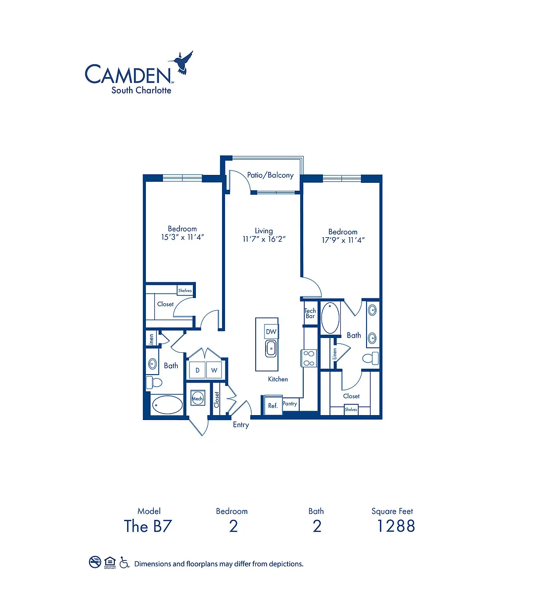 Floor plan B7