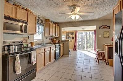 Plenty of cabinets and appliances stay