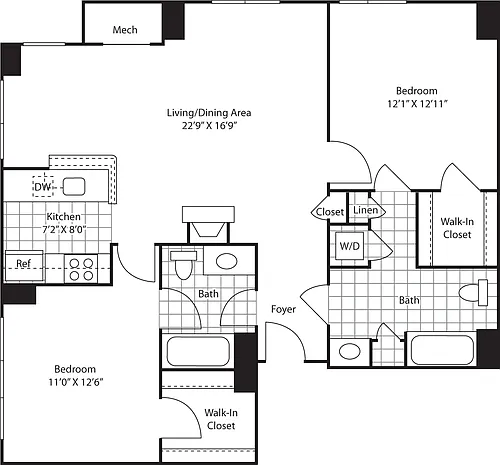 Floor plan Annapolis