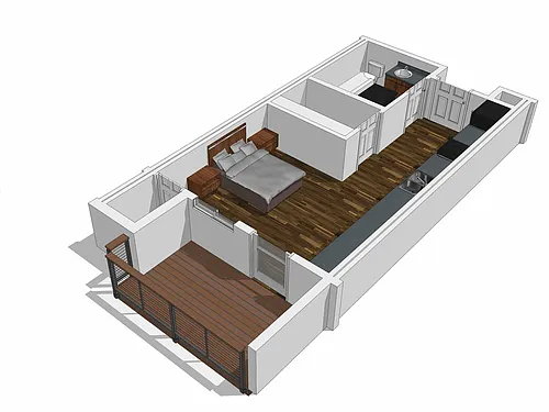 Floor plan Micro Studio