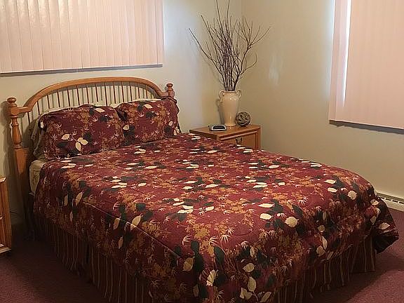 Large bedroom with closet. 