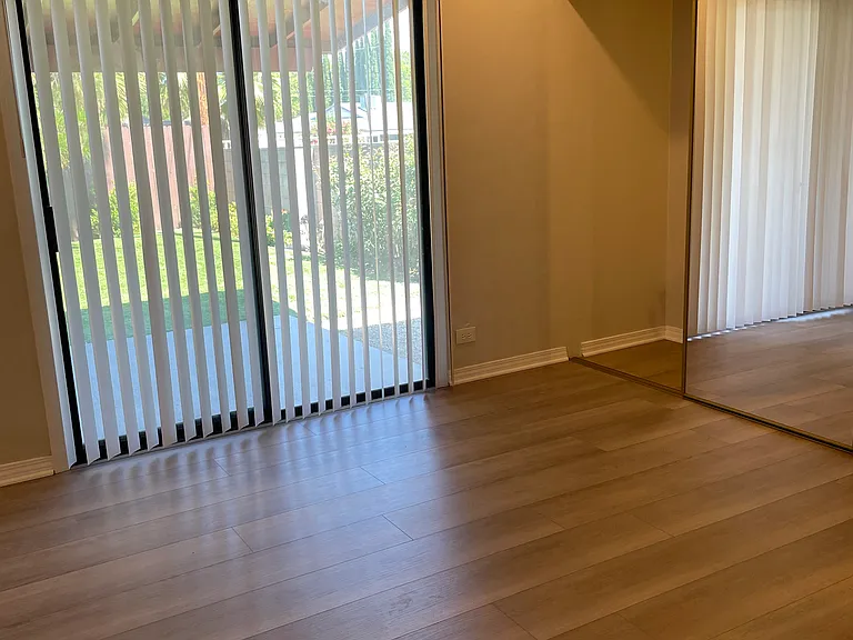 Master bedroom with patio access
