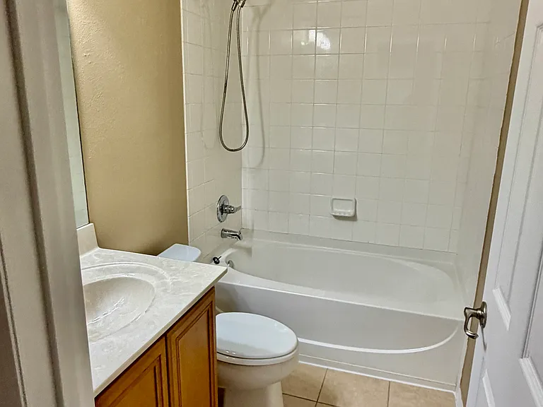 Primary bath attached to room