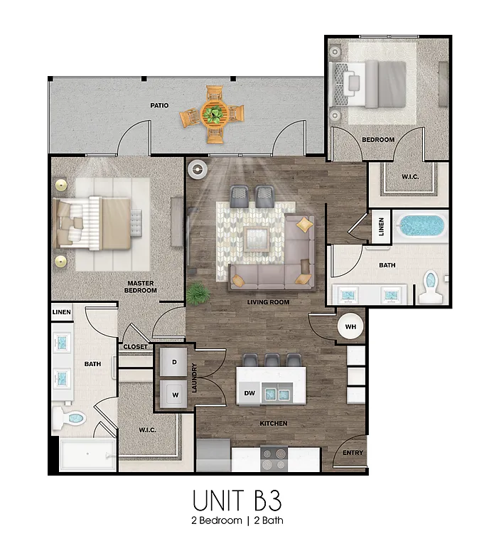 Floor plan B3