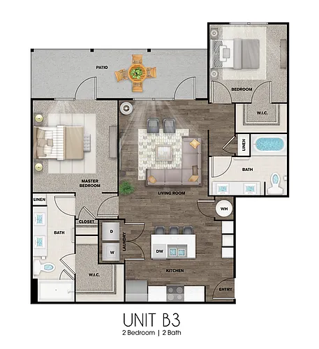 Floor plan B3