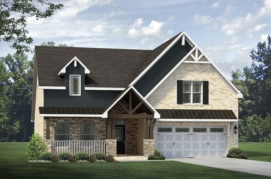 The Ashton front exterior image built by keystone homes