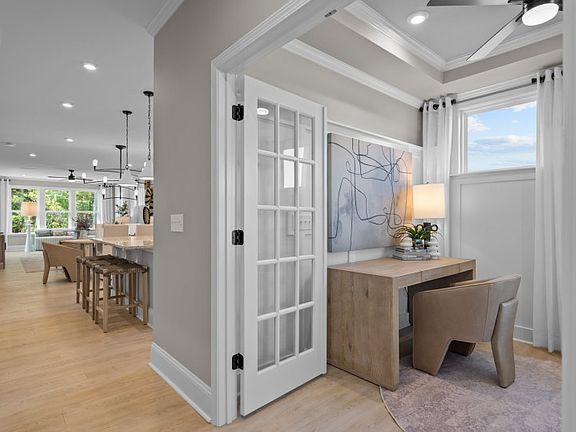 Inviting Flex Room. Model Home Representation.