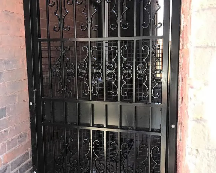 Custom designed entry gate - secured